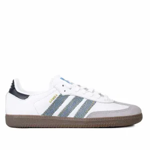 Adidas Samba in Blu Denim Jeans