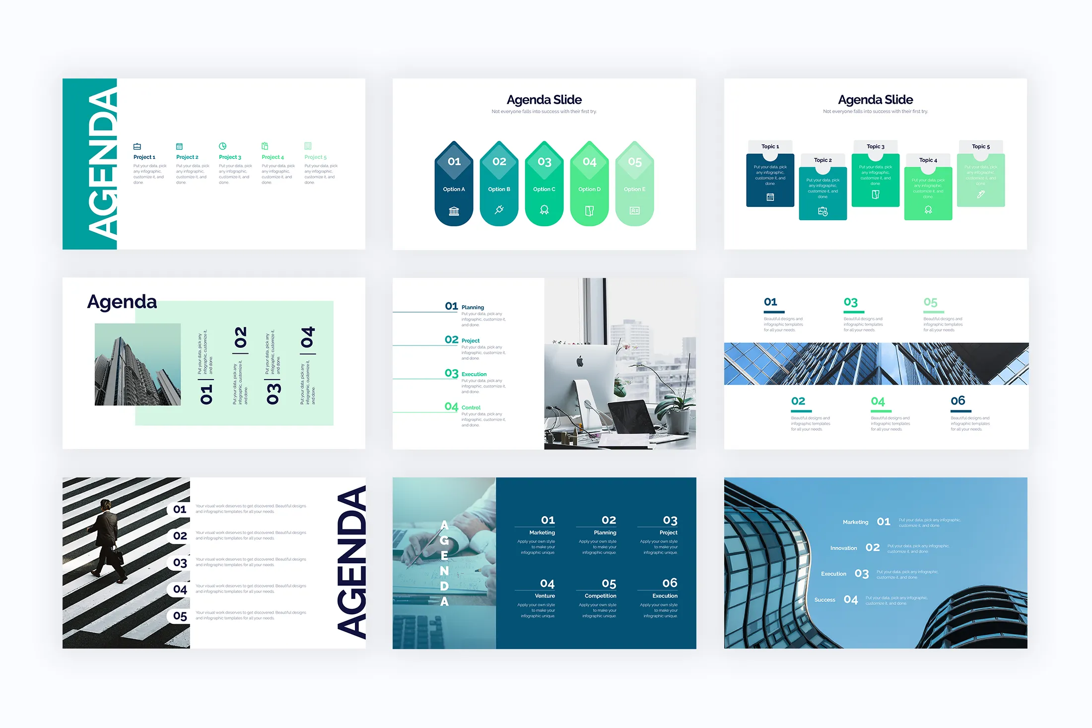 Agenda Illustrator Infographics