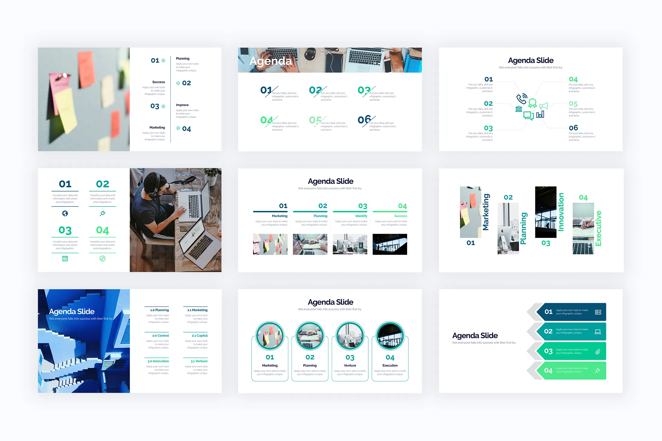 Agenda Illustrator Infographics