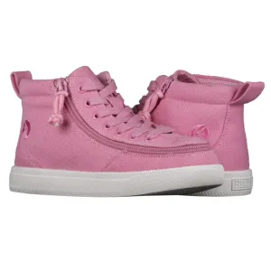 Billy Footwear (Kids) DR Fit - High Top DR Pink Canvas Shoes