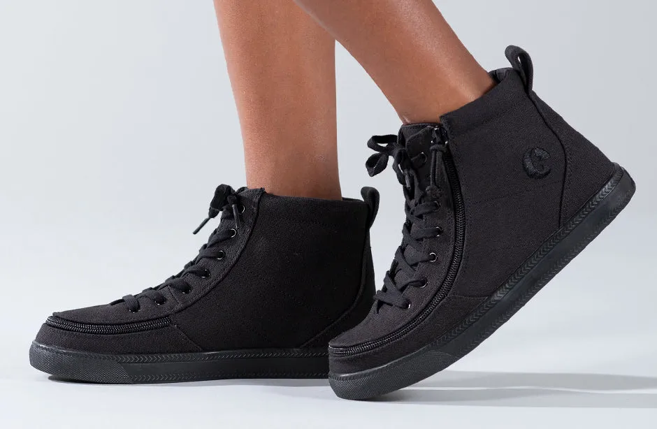 Billy Footwear (Toddlers) DR II Fit - High Top DR II Black Canvas Shoes