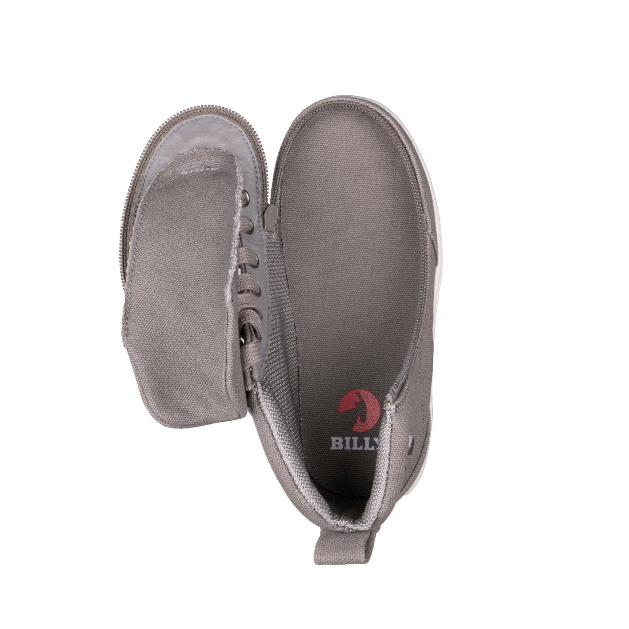 Billy Footwear (Toddlers) DR II Fit - High Top DR II Dark Grey Canvas Shoes