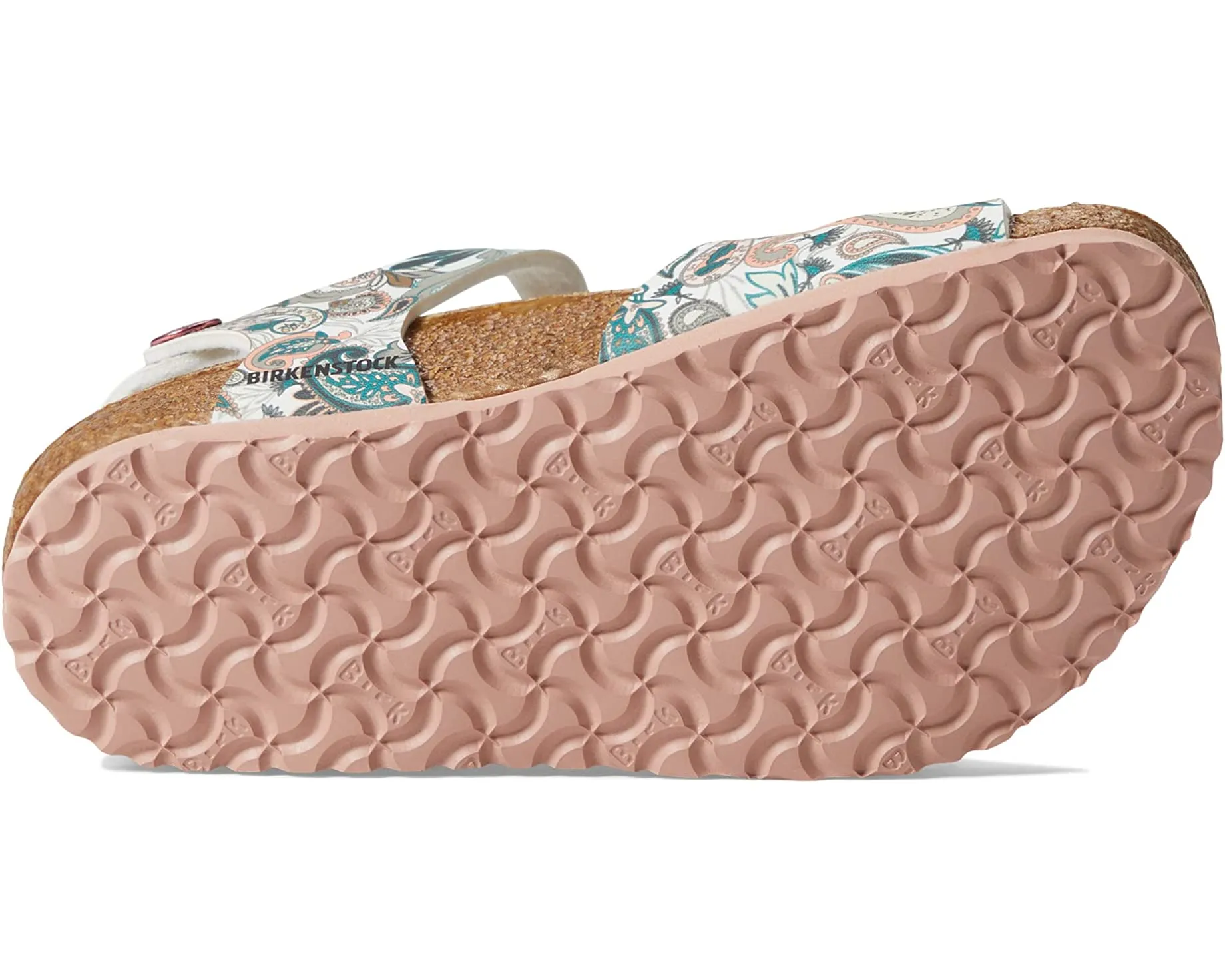Birkenstock Rio Vegan | Paisley Light Rose Kids Sandals