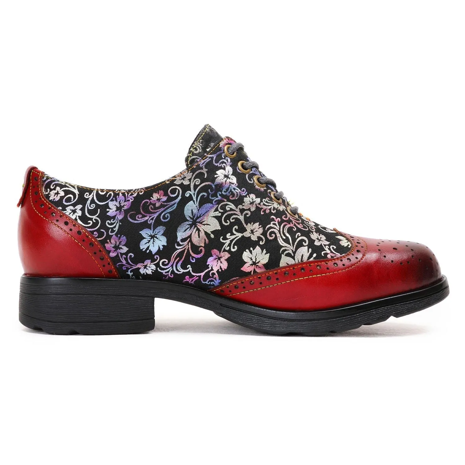 Boho Vintage Comfy Casual Floral Flat Shoes