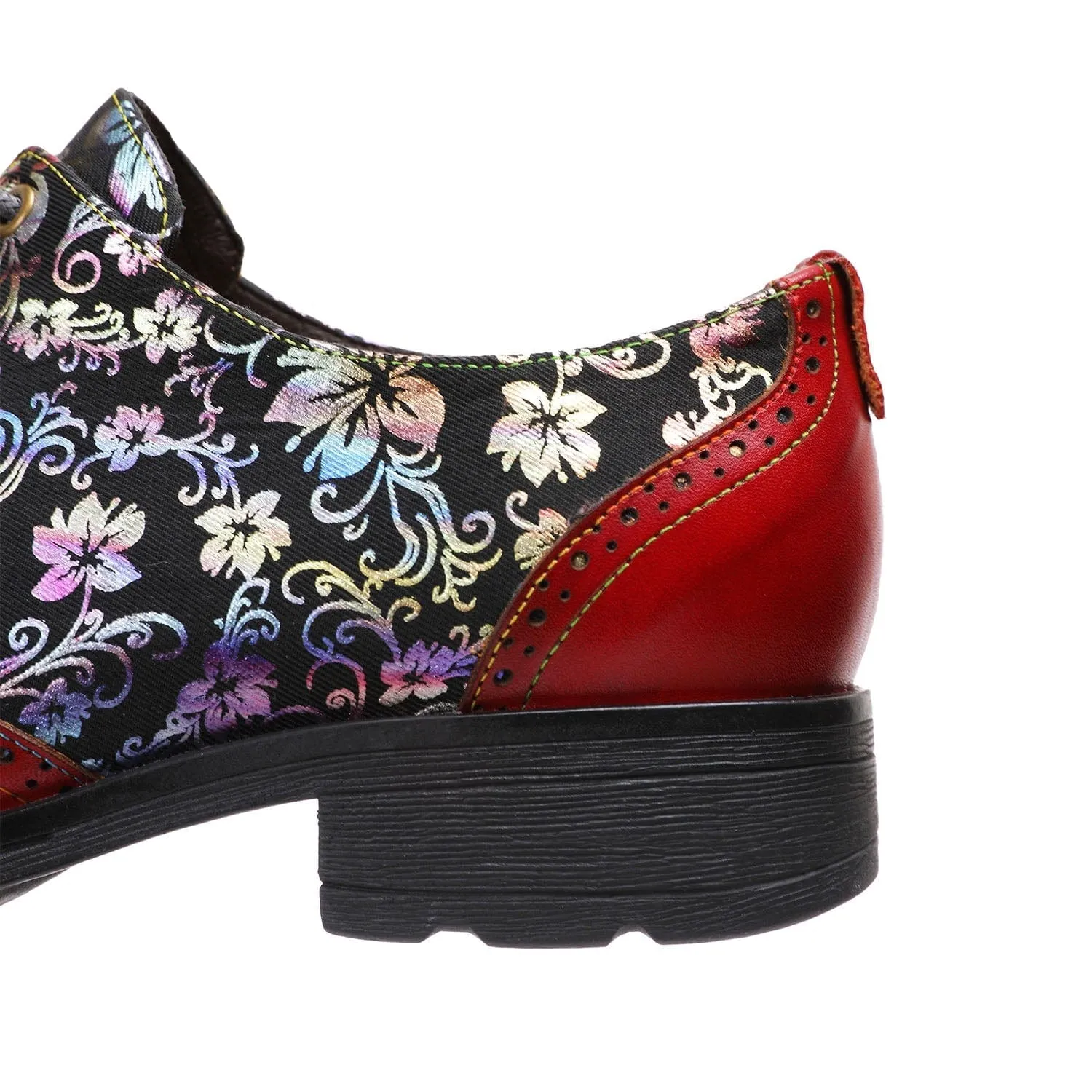 Boho Vintage Comfy Casual Floral Flat Shoes