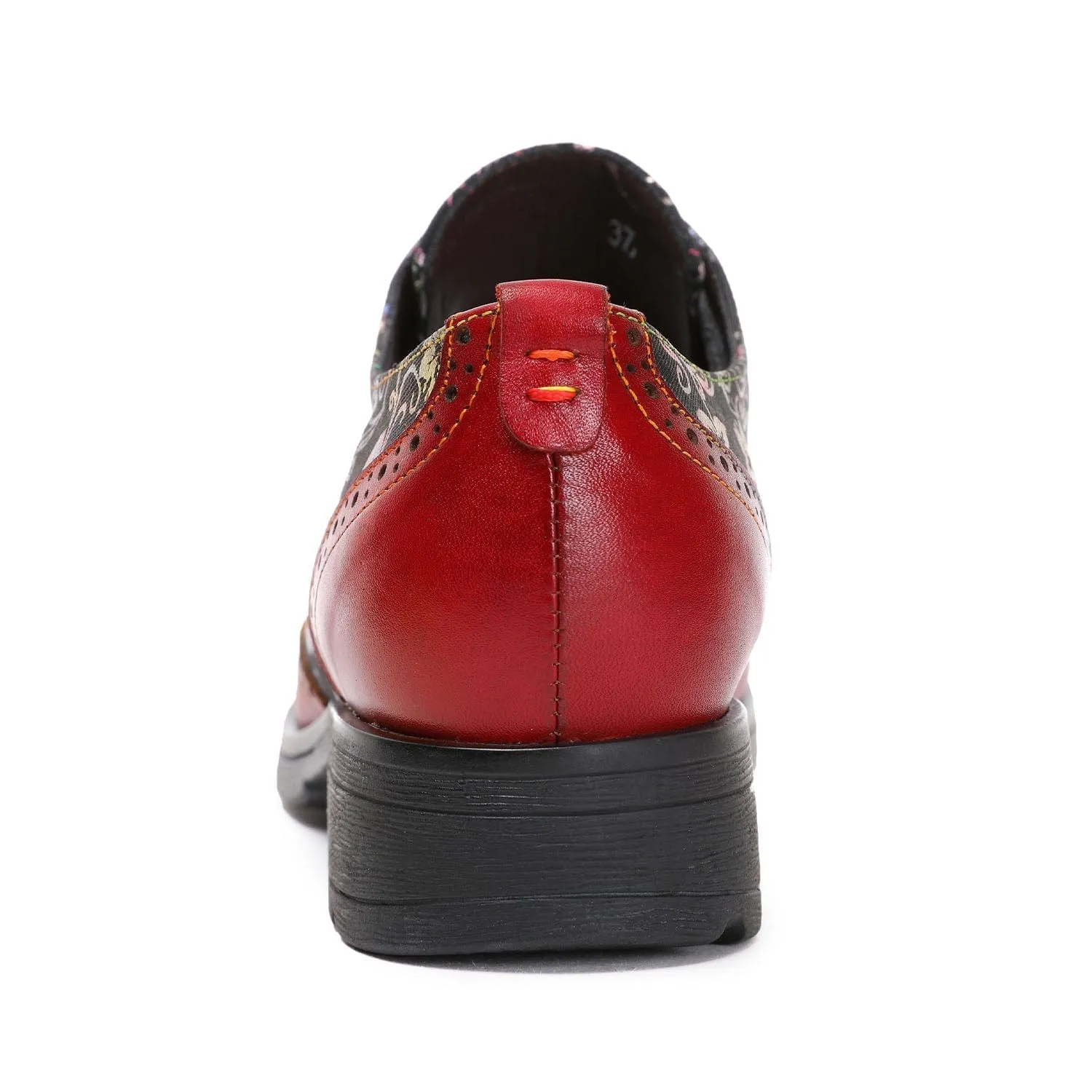 Boho Vintage Comfy Casual Floral Flat Shoes