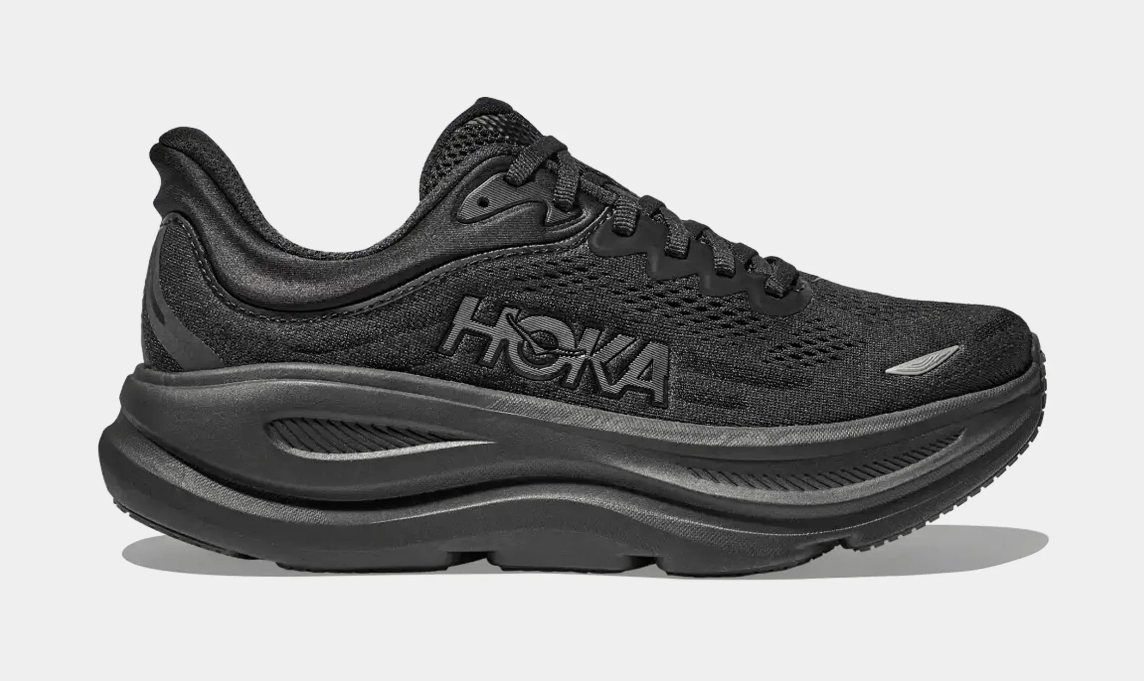 Bondi 9 Mens Running Shoes (Black/Black)