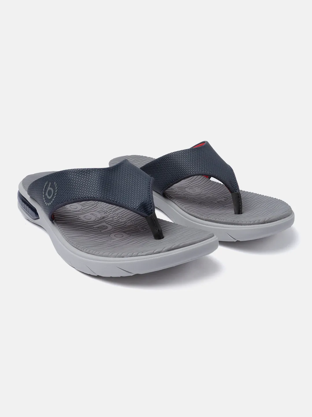 bugatti Dark Blue Thongs Sandals