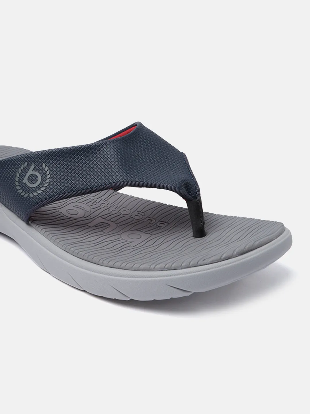 bugatti Dark Blue Thongs Sandals