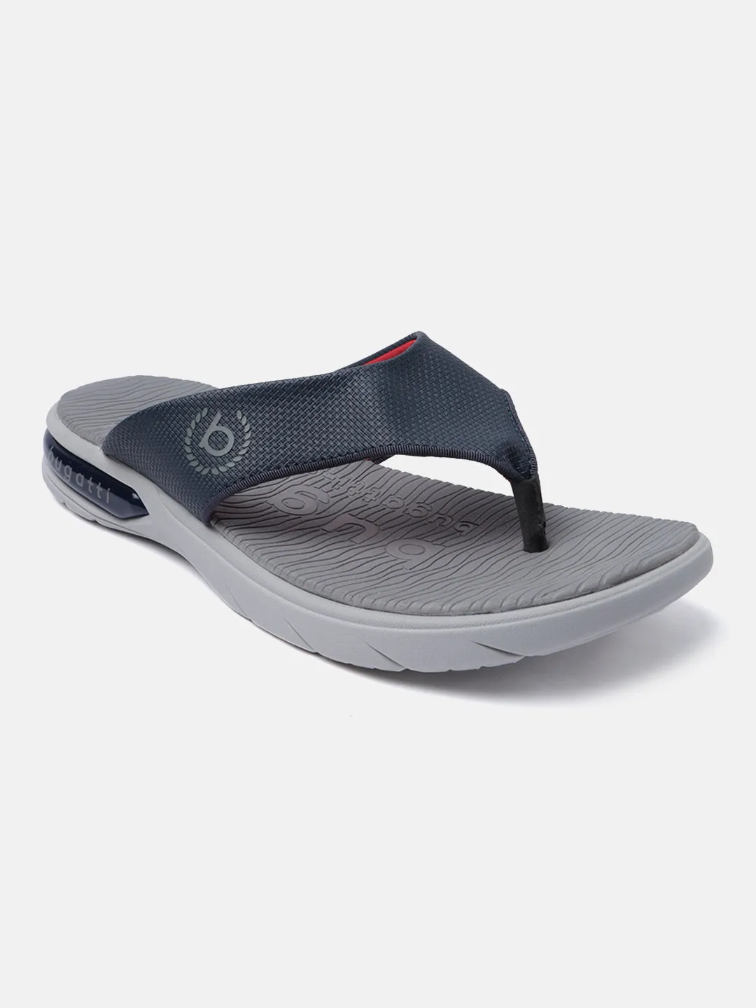 bugatti Dark Blue Thongs Sandals