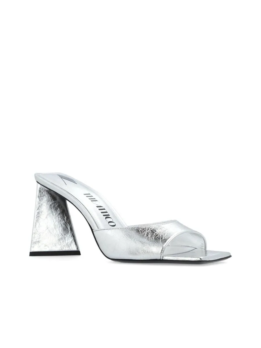 Crinkled Finish Sandals
