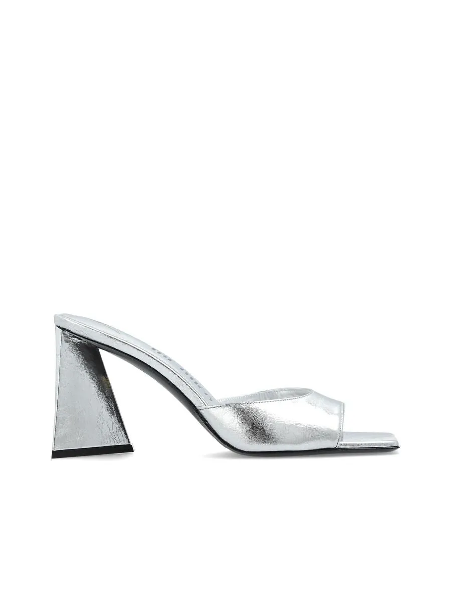 Crinkled Finish Sandals