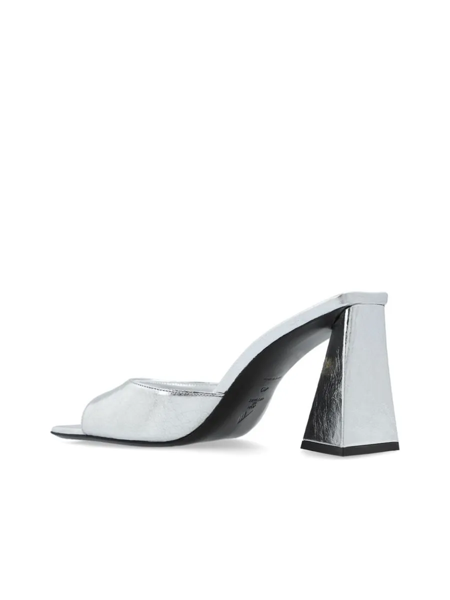 Crinkled Finish Sandals