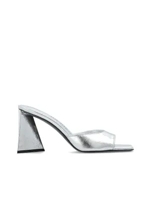 Crinkled Finish Sandals