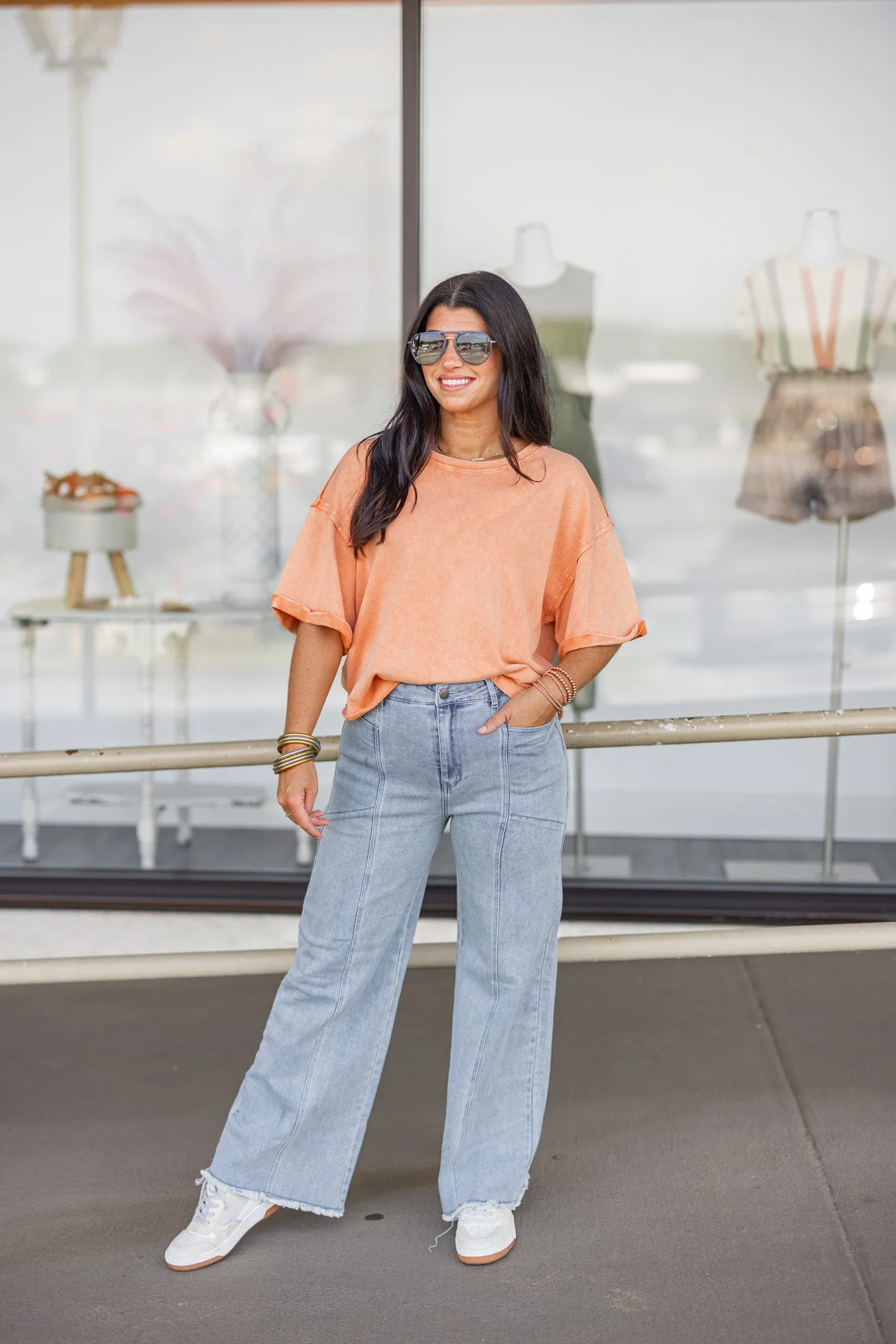 Denim Traditions Washed Blue Pants