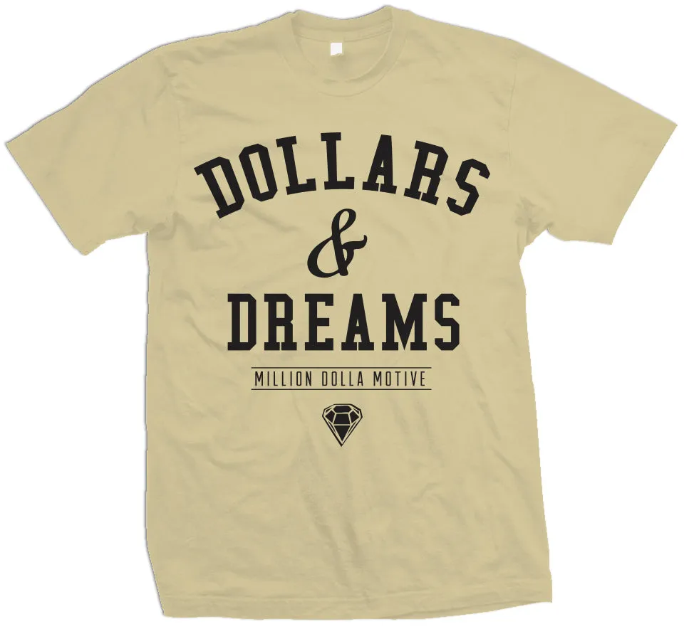 Dollars & Dreams - Khaki T-Shirt
