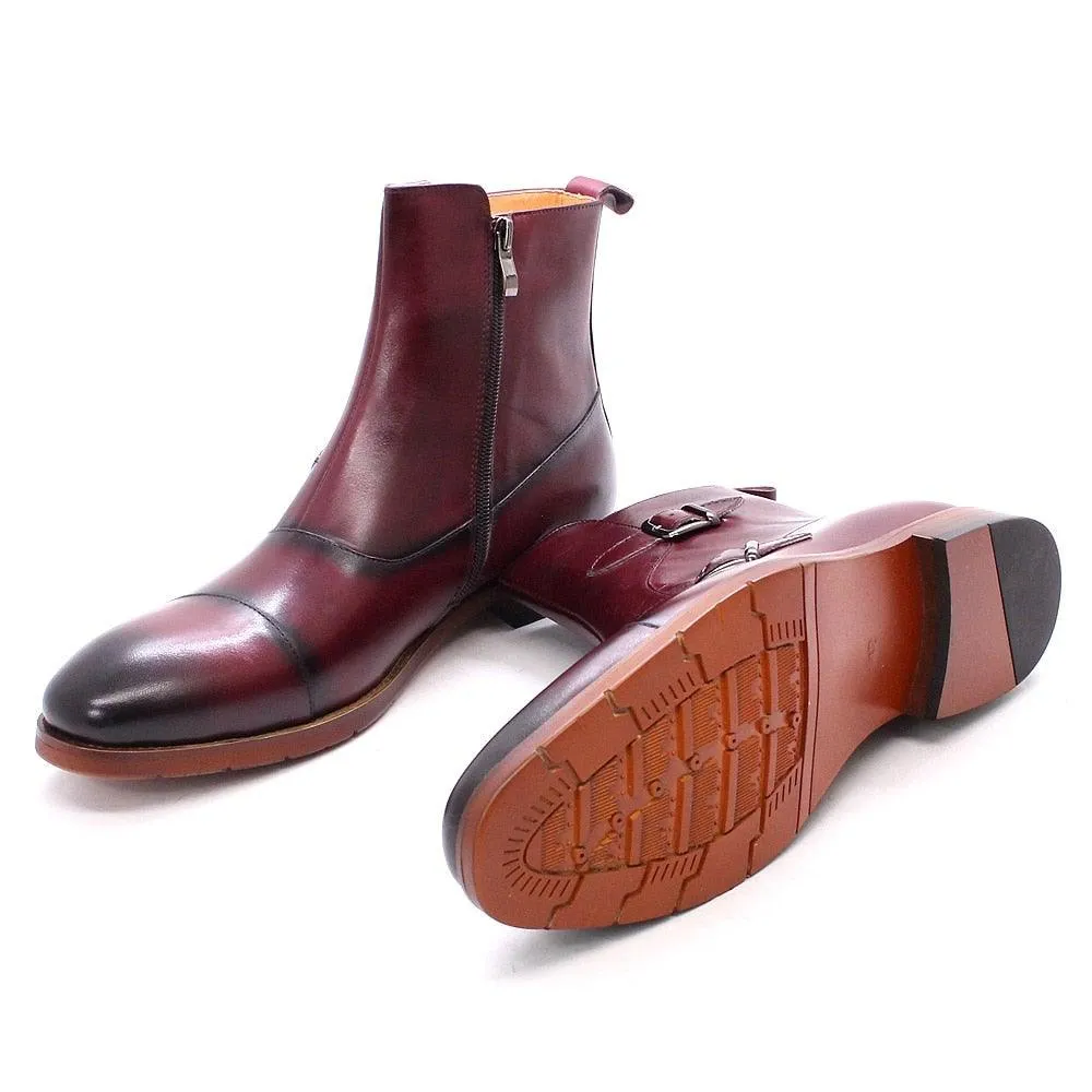FELIX Men's Leather Mid-Calf Handmade Boots