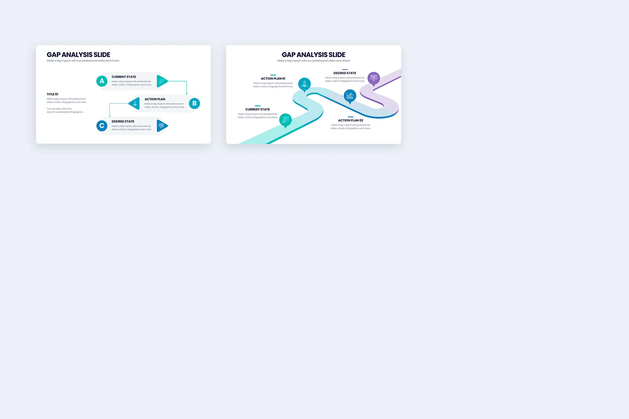 Gap Analysis Illustrator Infographic Template