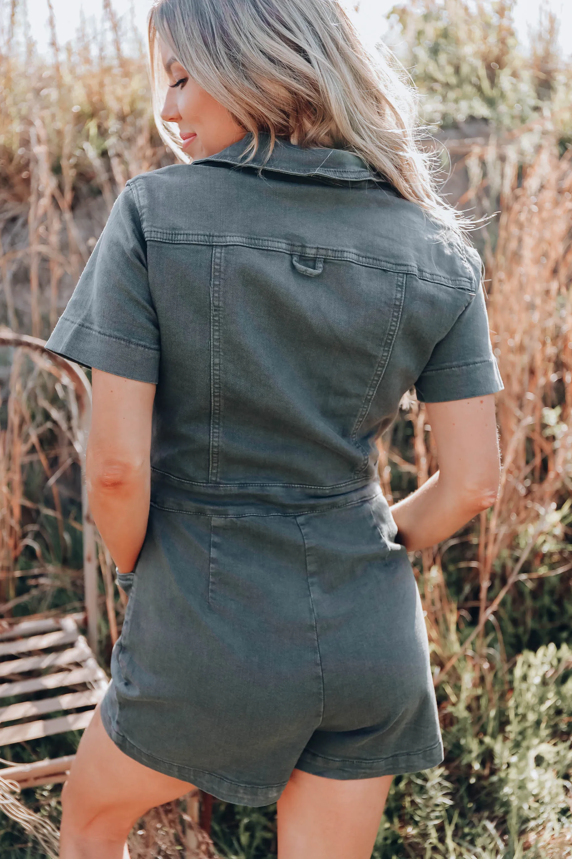 Genoa Denim Safari Romper