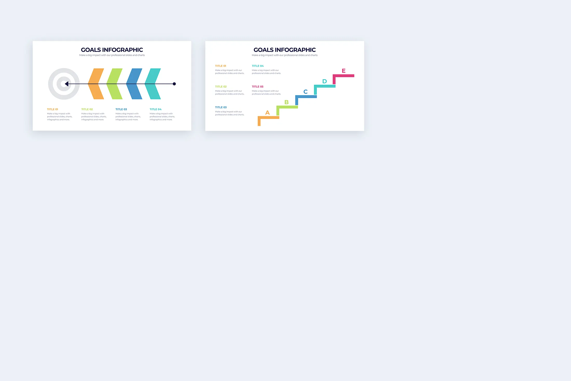 Goals Keynote Infographic Template