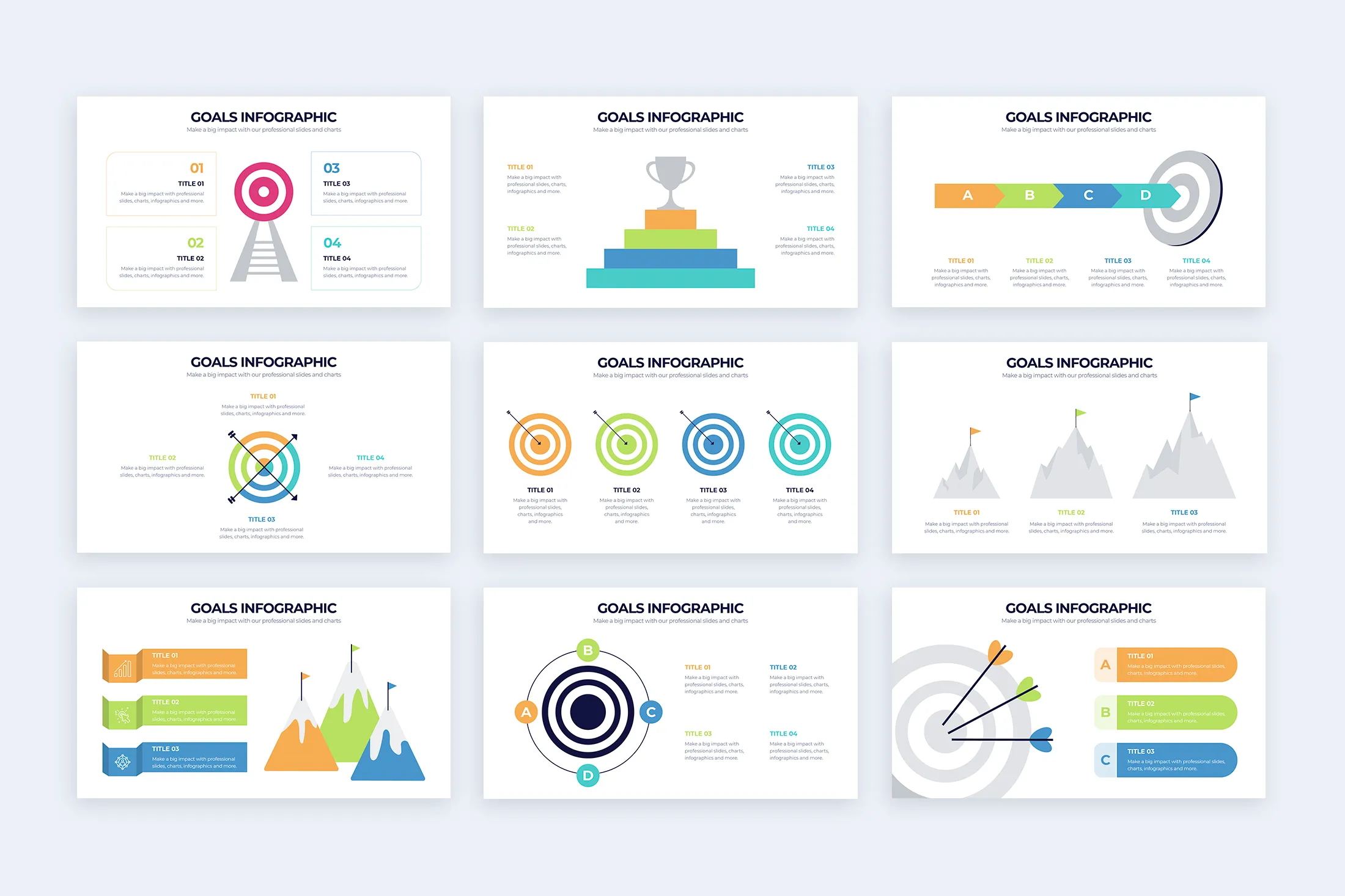 Goals Keynote Infographic Template