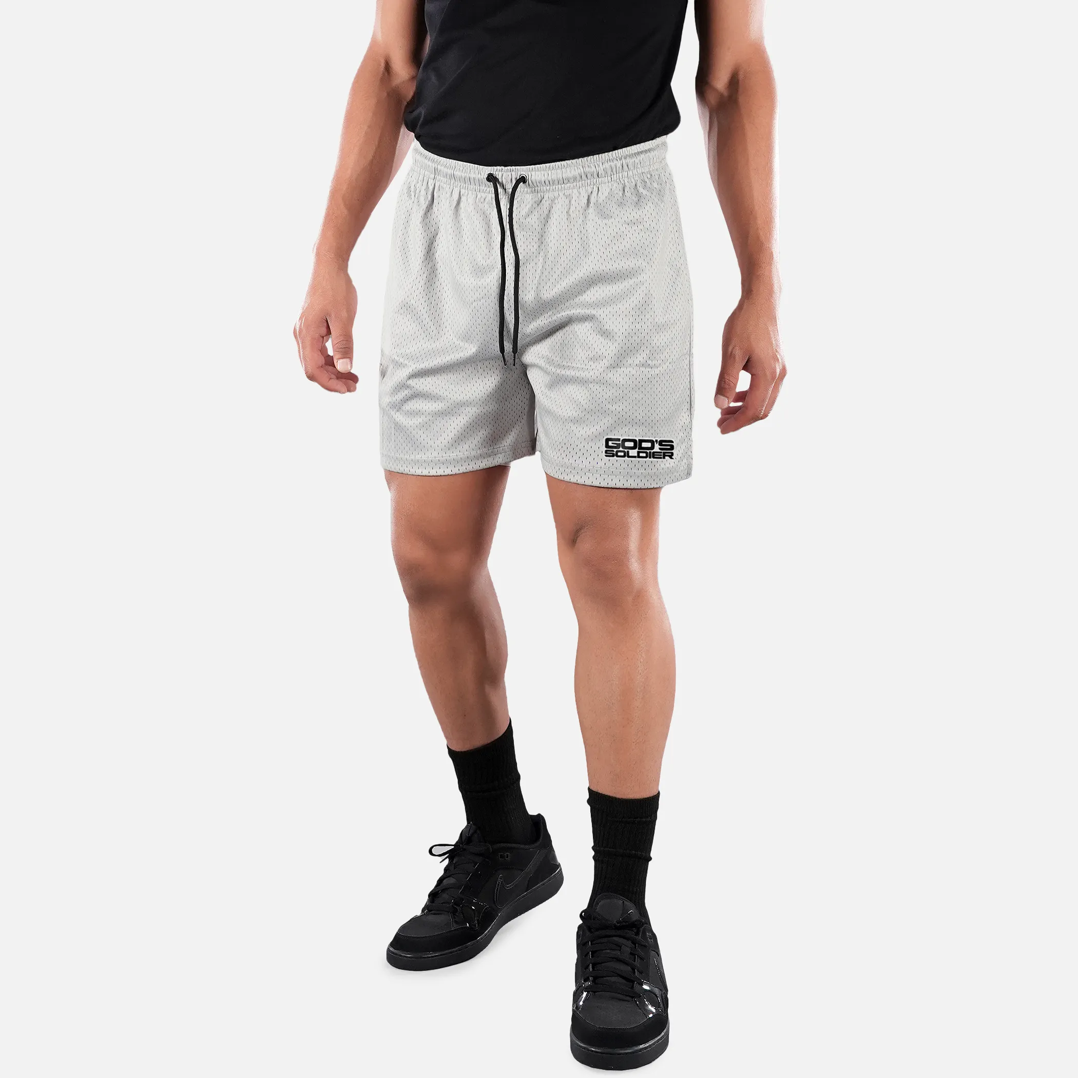 God's Soldier Patch Shorts - 7"