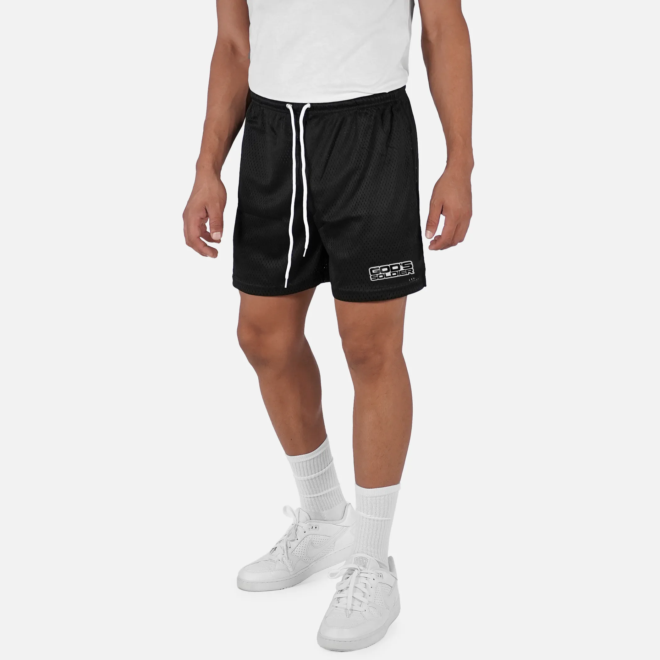 God's Soldier Patch Shorts - 7"