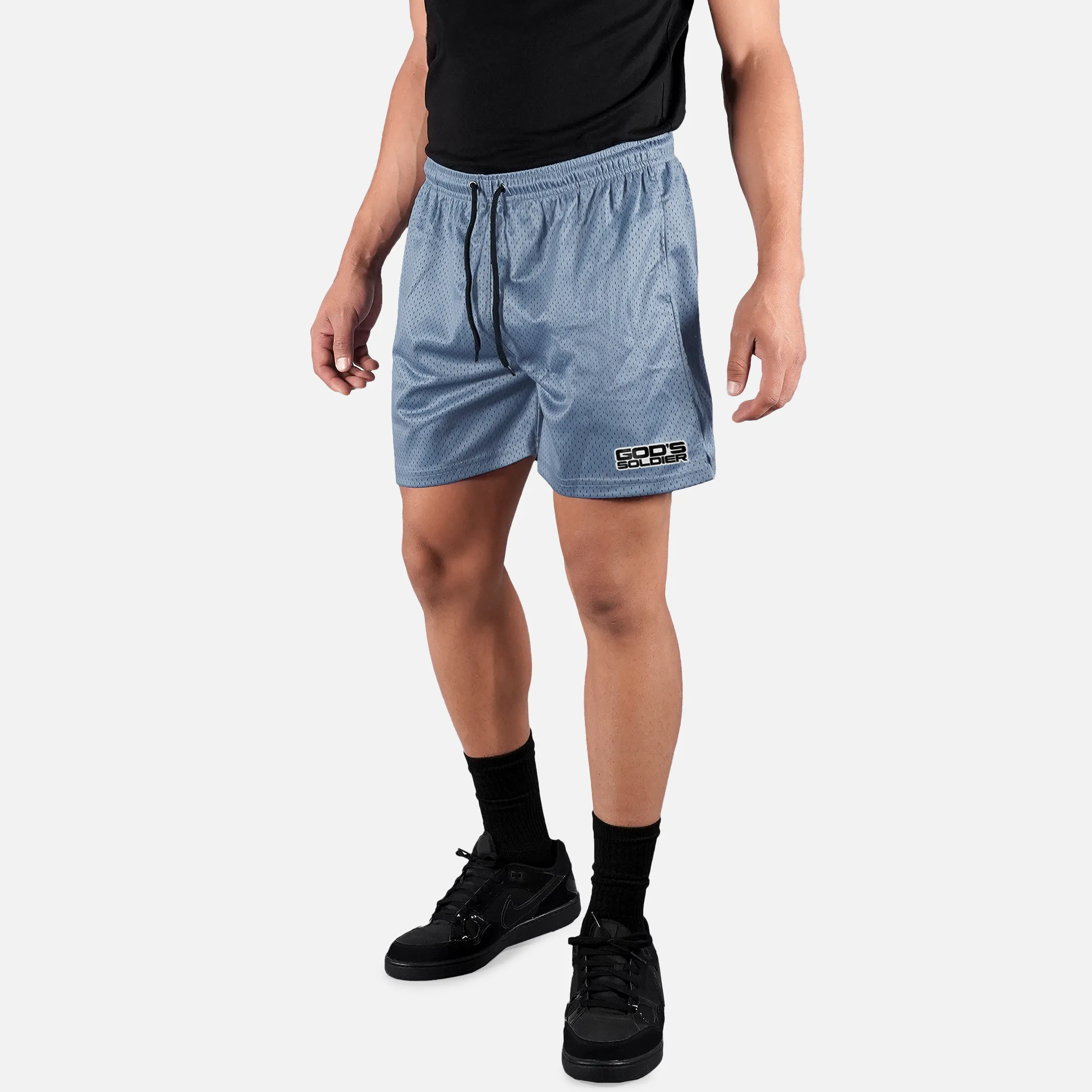 God's Soldier Patch Shorts - 7"