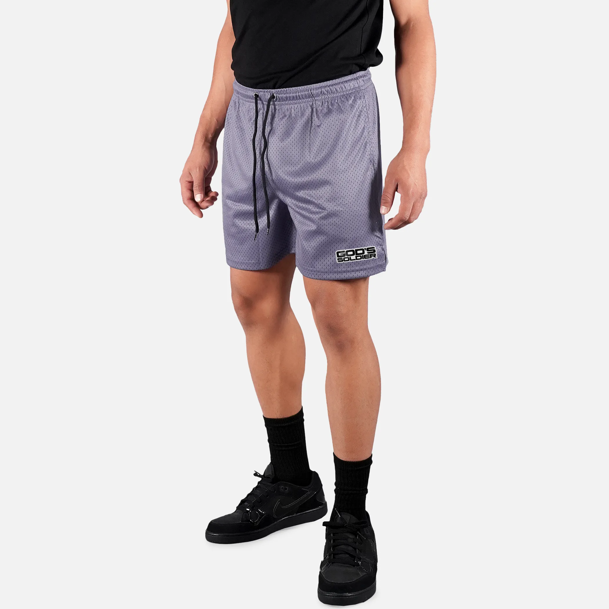 God's Soldier Patch Shorts - 7"