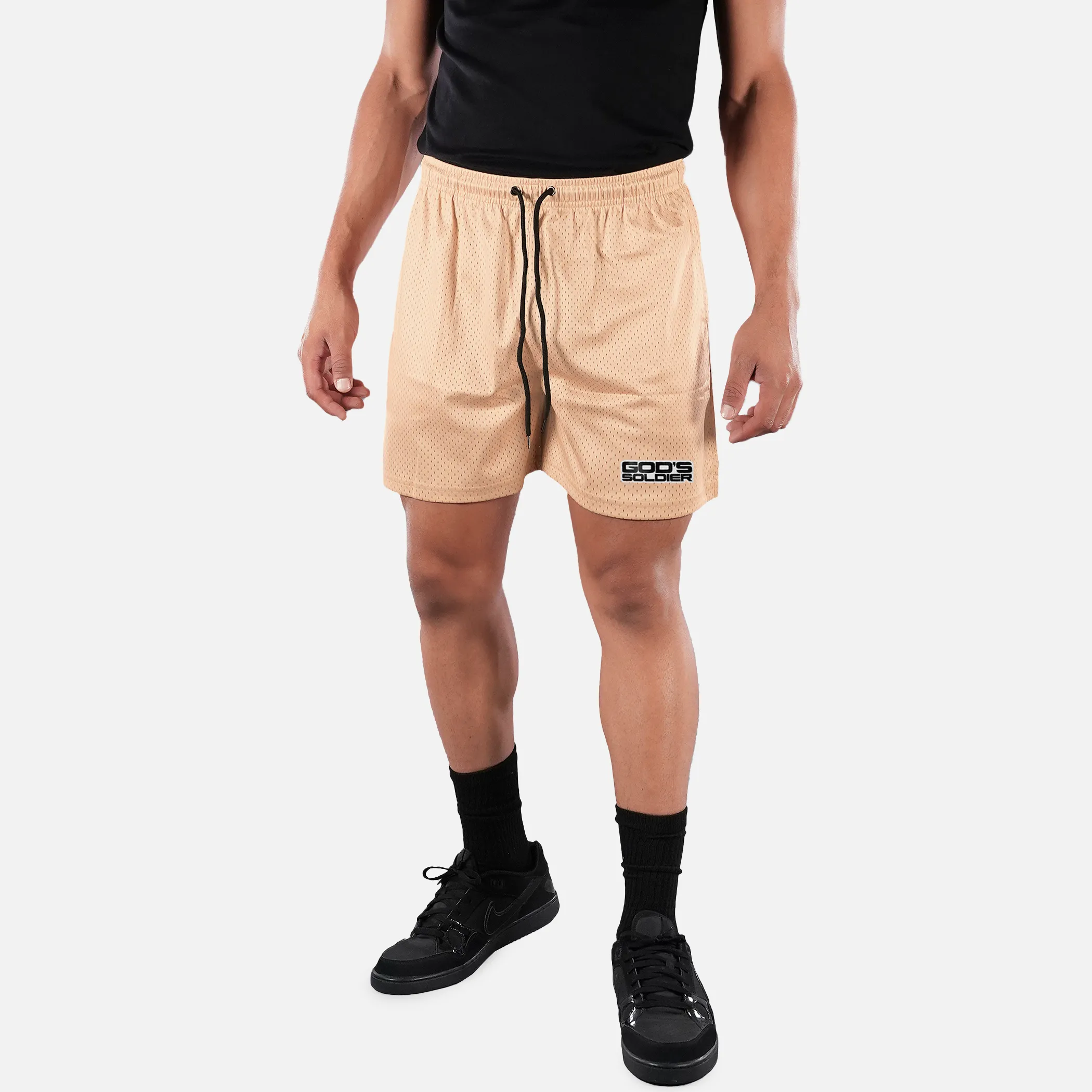 God's Soldier Patch Shorts - 7"