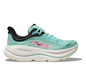Hoka Bondi 9 Blue Spark Mint Flourite Women's