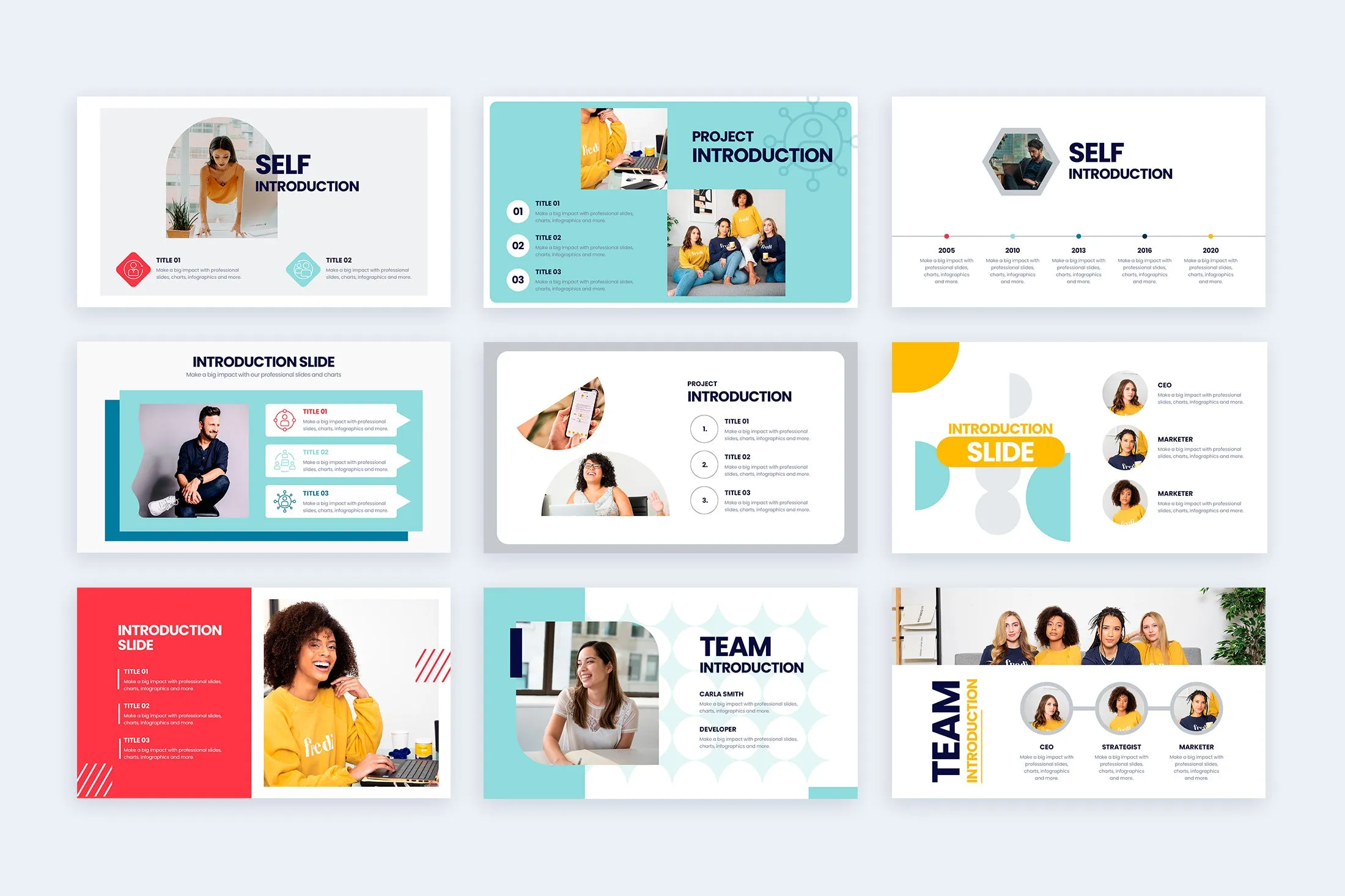 Introduction Google Slides Infographic Template