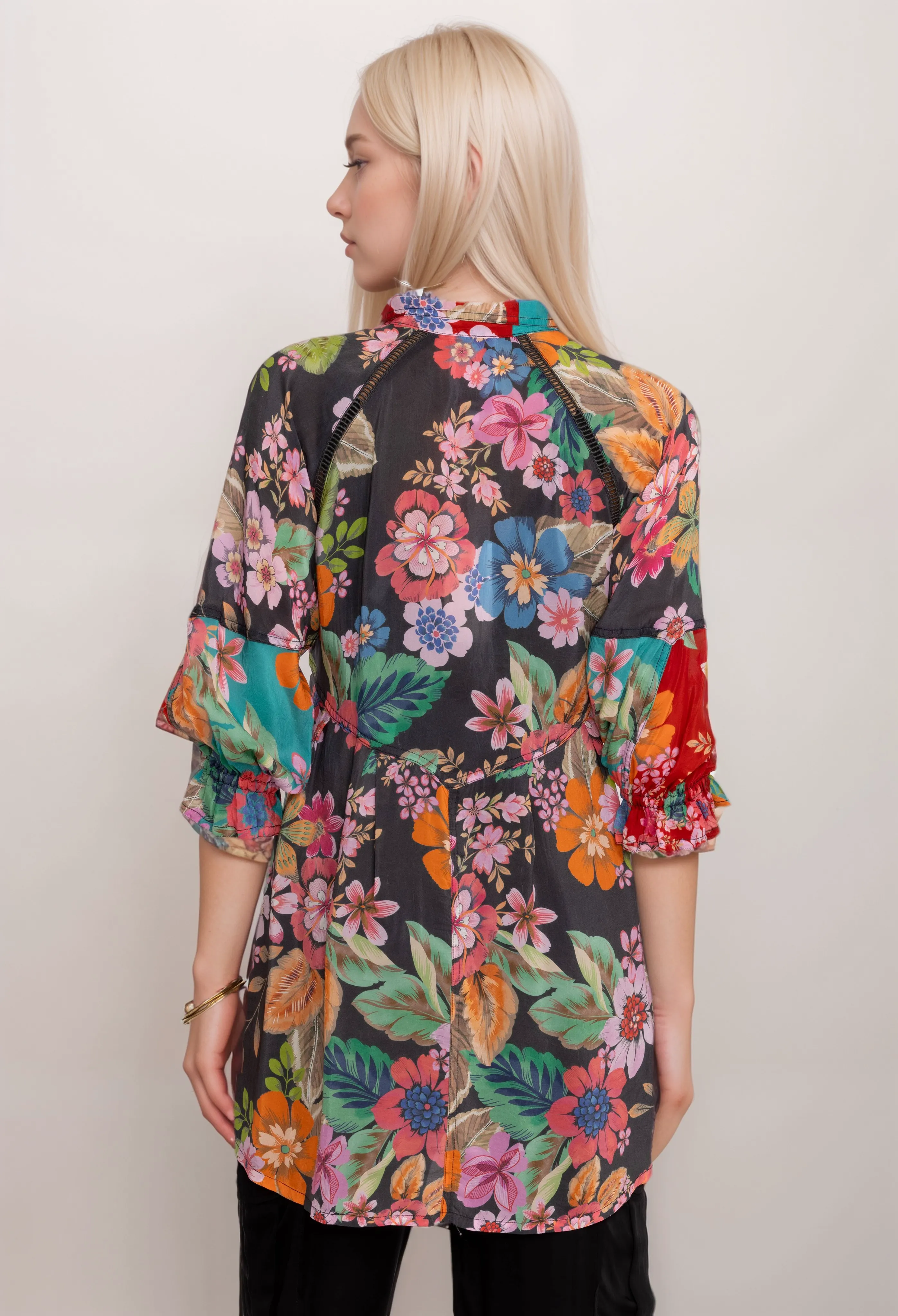 Johnny Was Multi Lapham Adonia Rayon Tunic C29324A