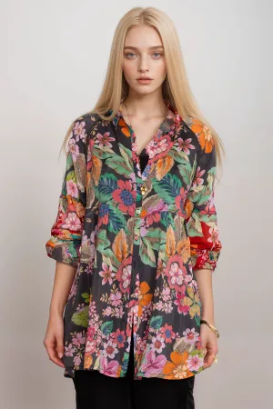 Johnny Was Multi Lapham Adonia Rayon Tunic C29324A