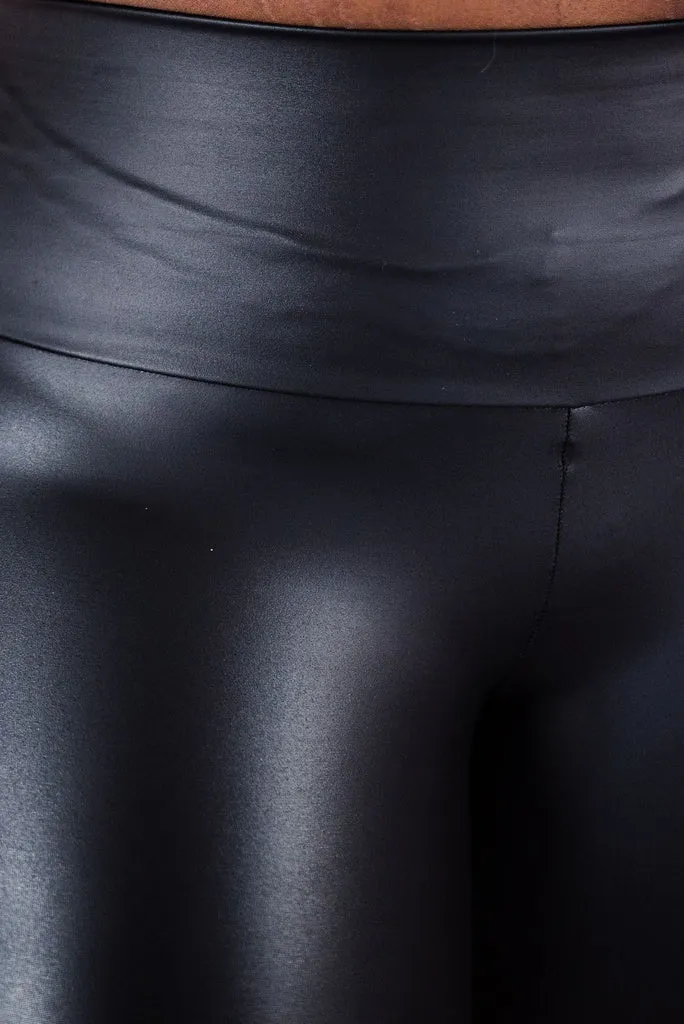 LIVING FREE BEAUTY - Original She's a Rockstar Faux Leather Leggings