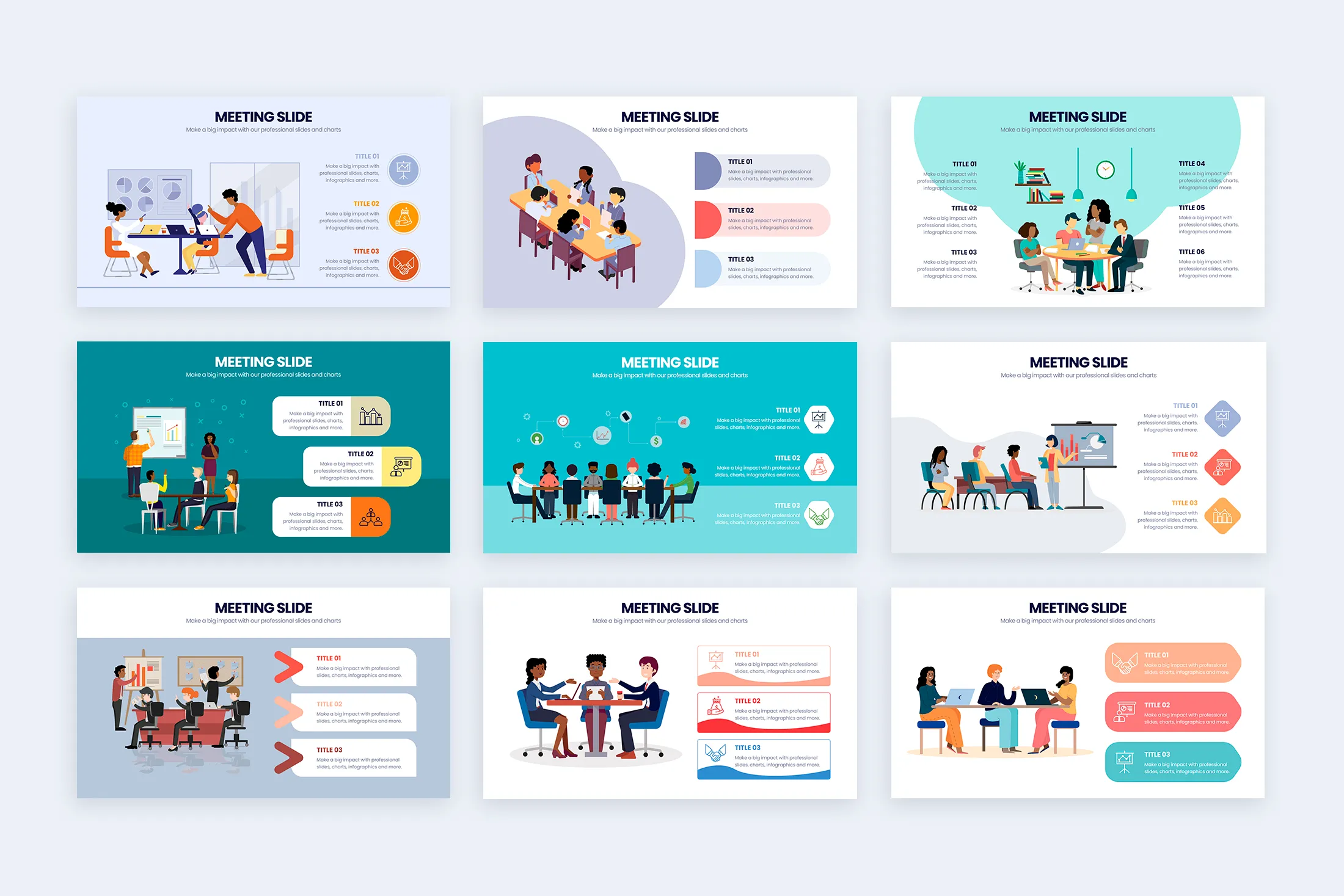 Meeting Google Slides Infographic Template
