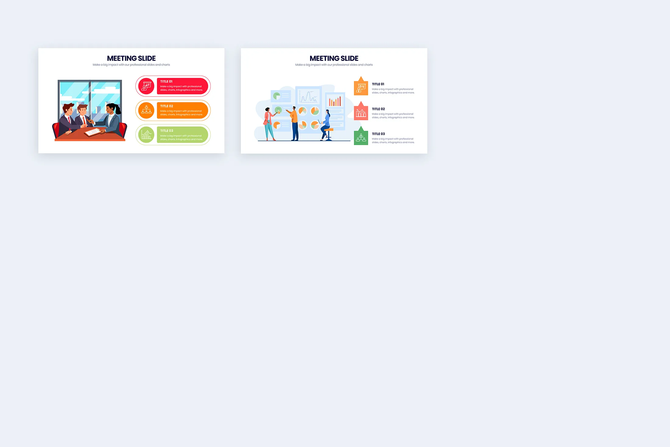Meeting Google Slides Infographic Template