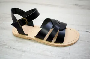 Men leather sandals, Slides for men, Ancient Greek leather sandals