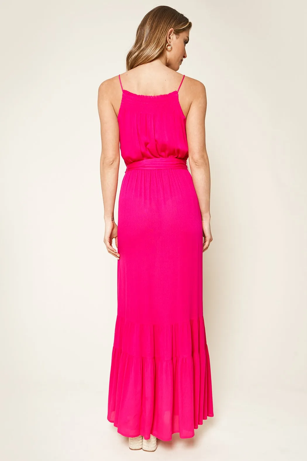 Orchid Ruffled Maxi Dress