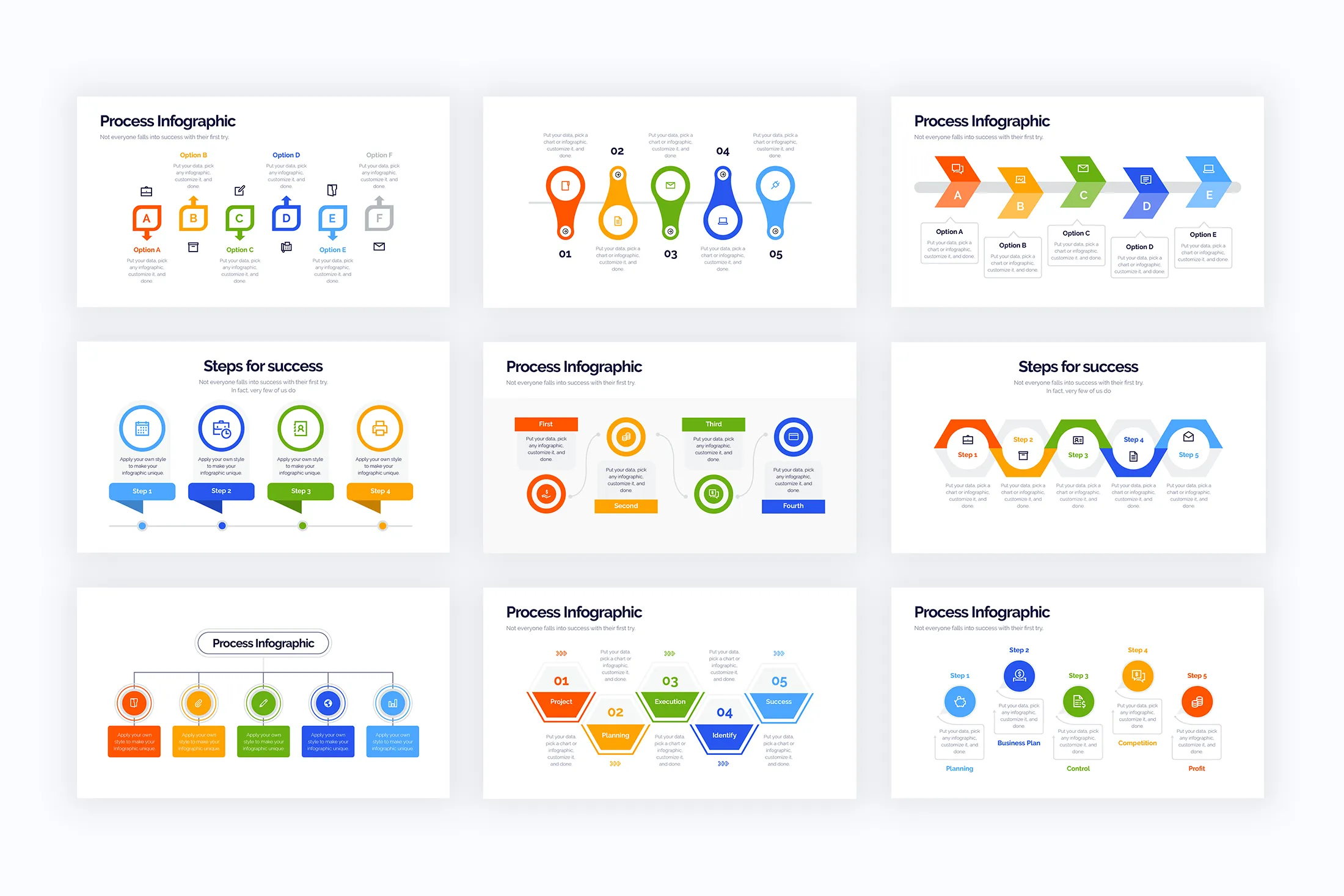 Process Powerpoint Infographics