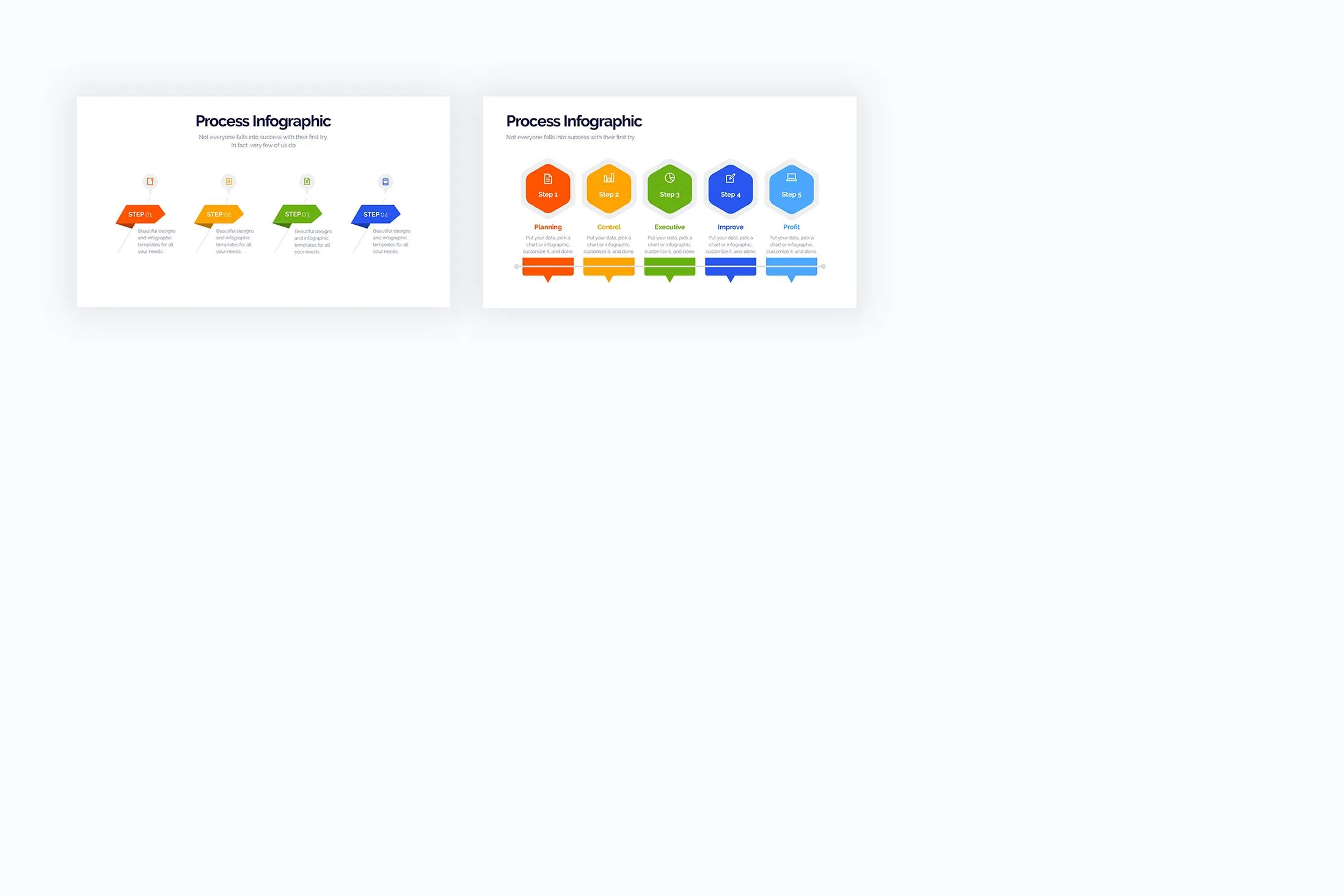 Process Powerpoint Infographics