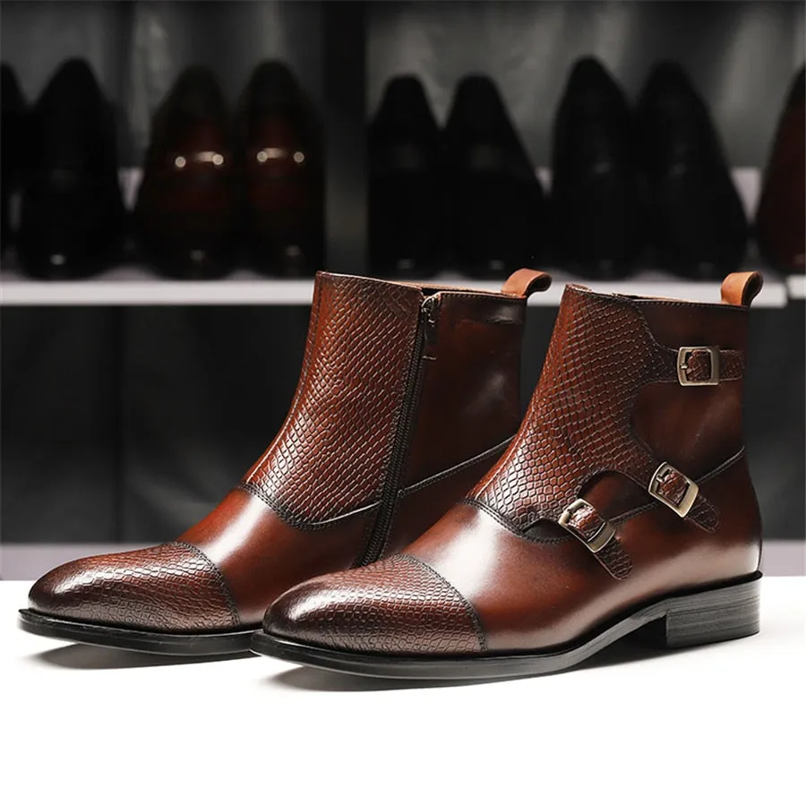 Royvane Executive Zip-Up Boots