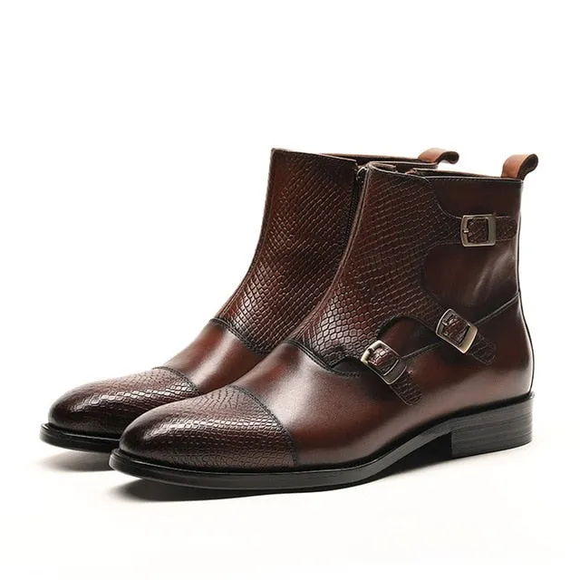 Royvane Executive Zip-Up Boots