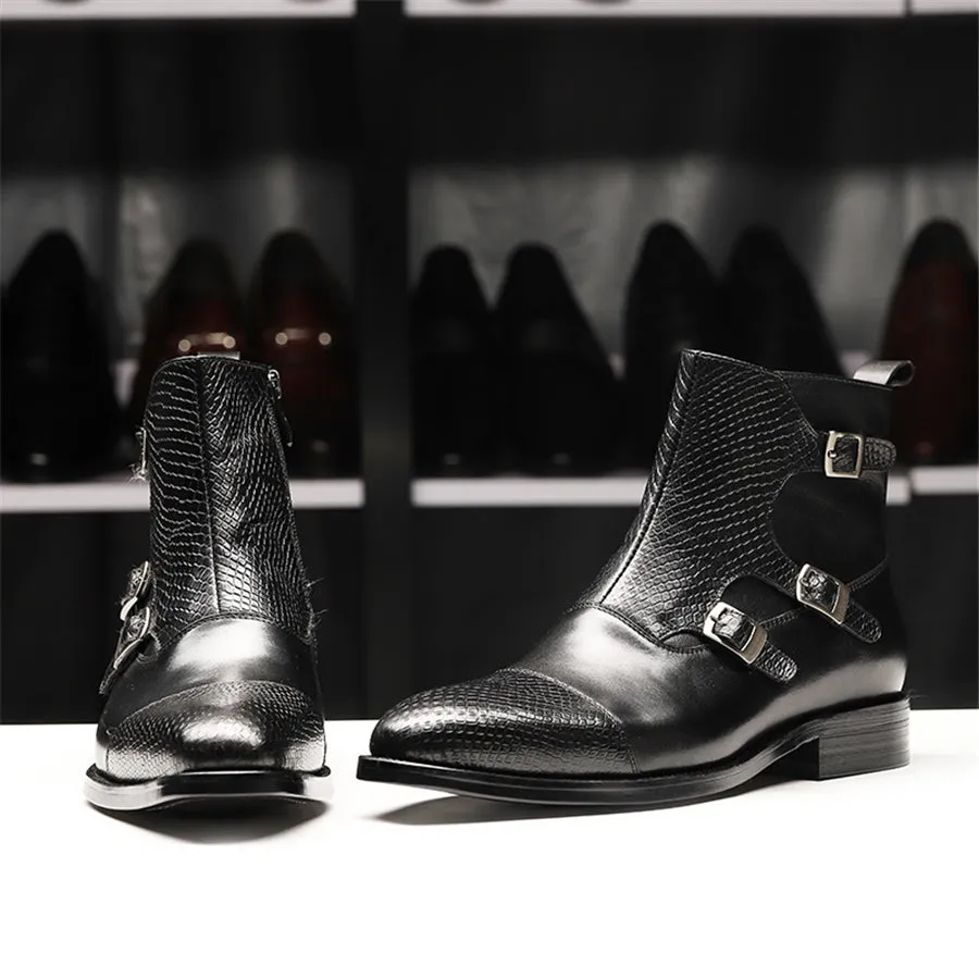 Royvane Executive Zip-Up Boots