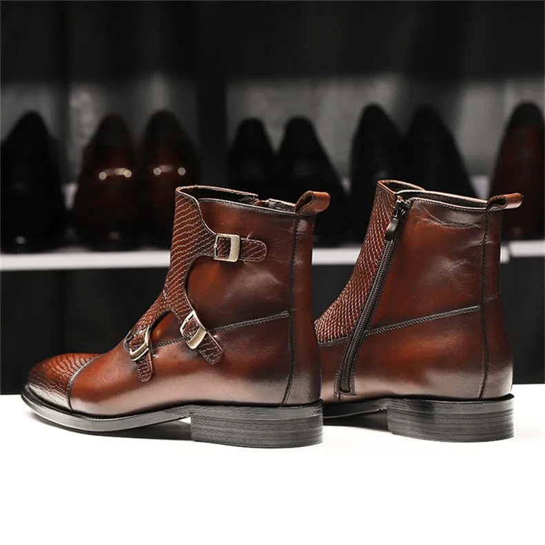 Royvane Executive Zip-Up Boots