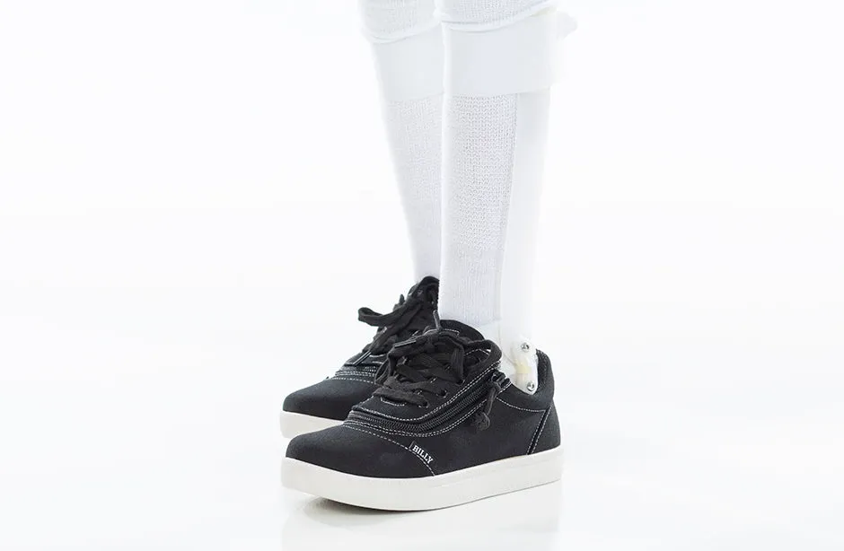 SALE - Black/White BILLY D|R Short Wrap Low Tops