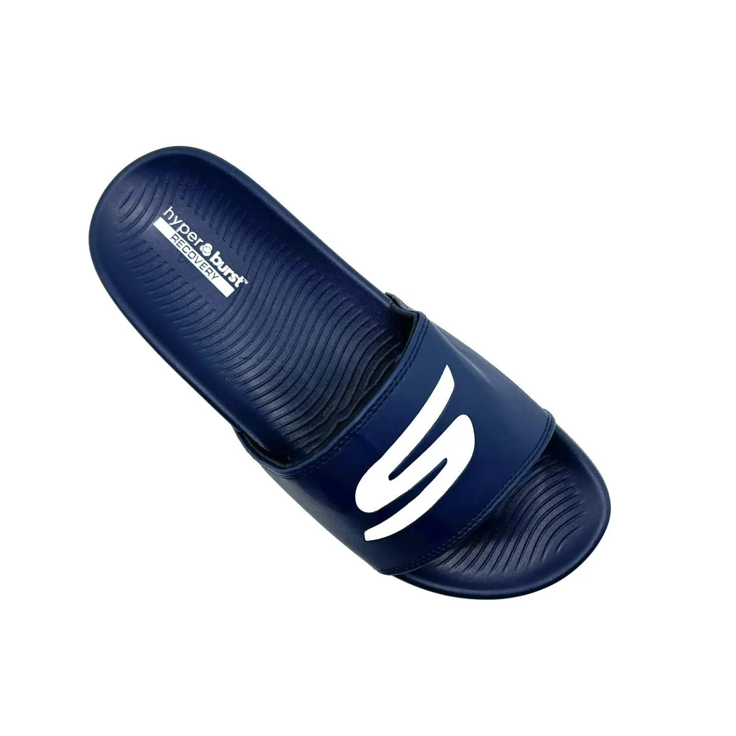 Skechers Hyper Burst Memory Foam Slide Blue