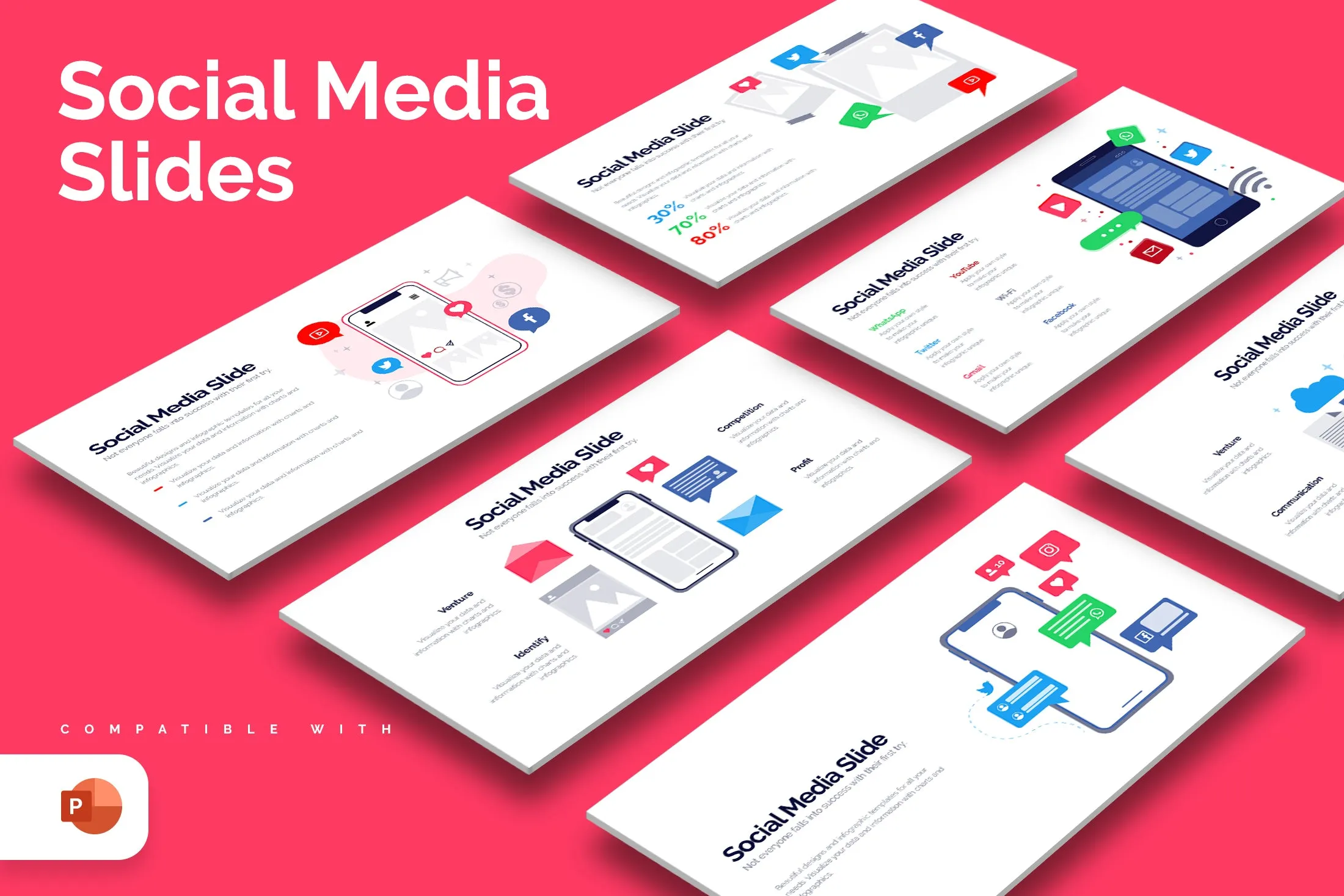 Social Media Powerpoint Infographics