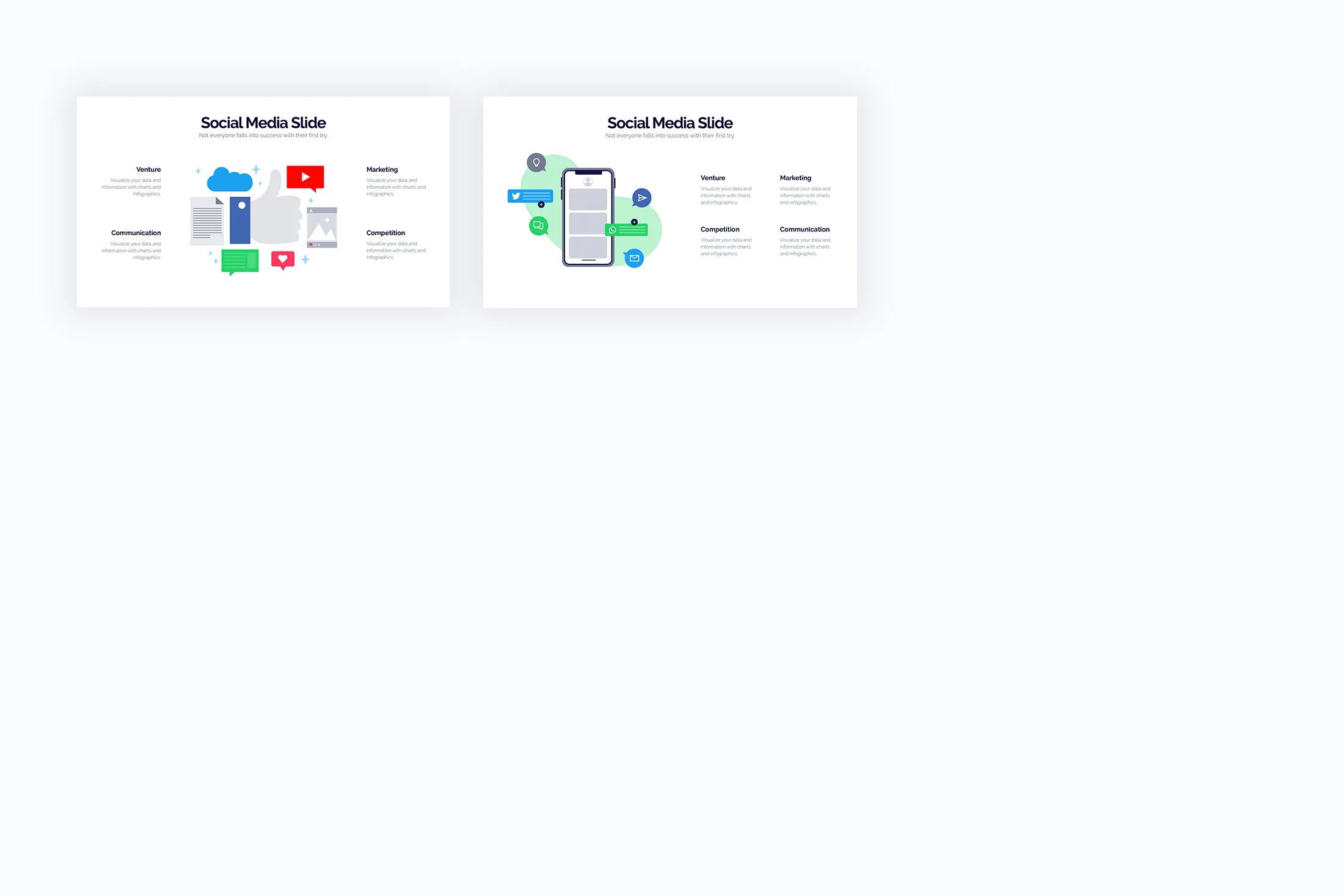 Social Media Powerpoint Infographics