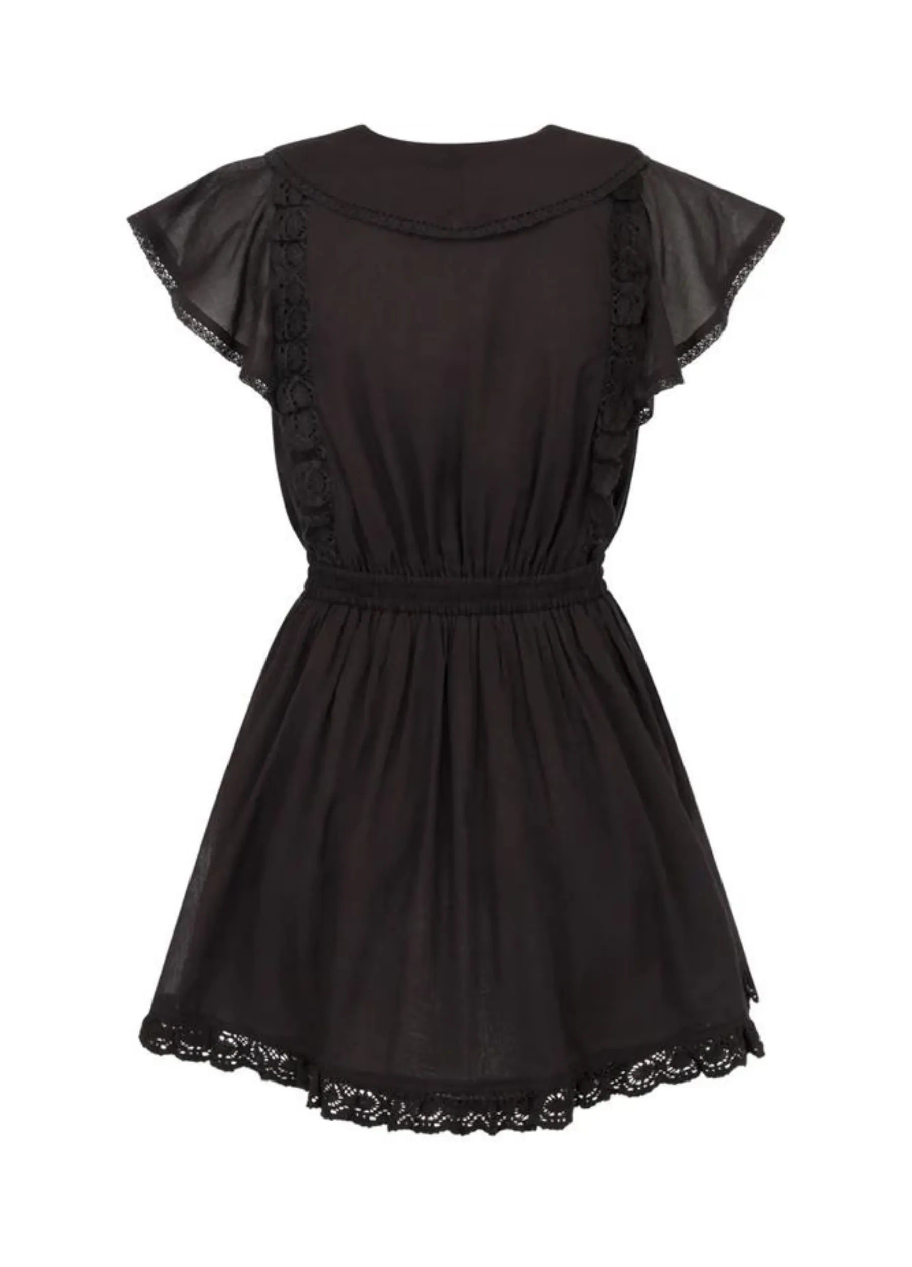 Spell - Dove Lace Mini Dress - Midnight